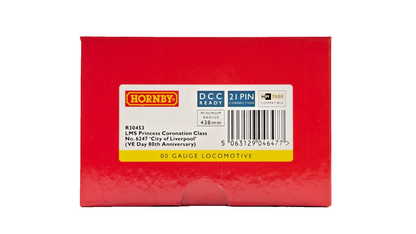 HORNBY OO GAUGE - R30453 - LMS PRINCESS CORONATION CITY OF LIVERPOOL VE DAY 80TH