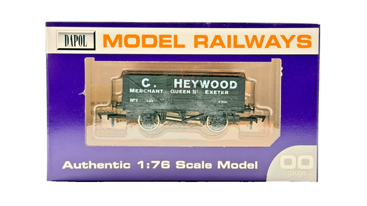 DAPOL 00 GAUGE - G. HEYWOOD MERCHANT QUEEN ST EXETER WAGON 1 (LIMITED EDITION)