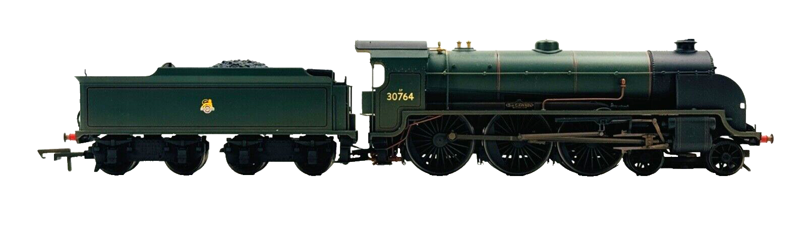 HORNBY 00 GAUGE - R2581 - BR GREEN 4-6-0 CLASS N15 'SIR GAWAIN' WEATHERED BOXED