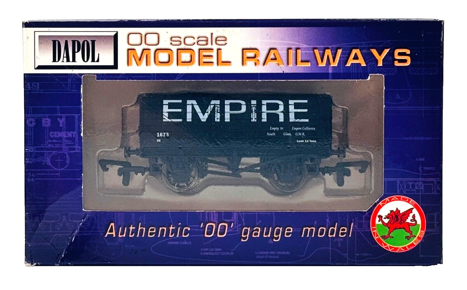 DAPOL 00 GAUGE - EMPIRE COLLIERIES PLANK WAGON NEATH GLAMORGAN (LIMITED EDITION)