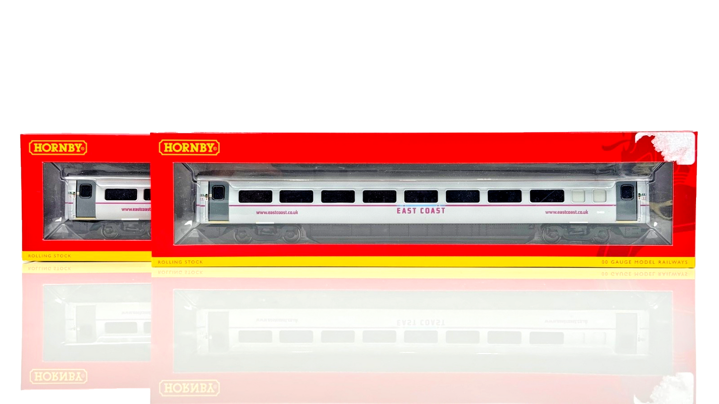 HORNBY 00 GAUGE - R4665A/R4666C - EAST TRAINS MK4 STANDARD/1ST CLASS COACHES