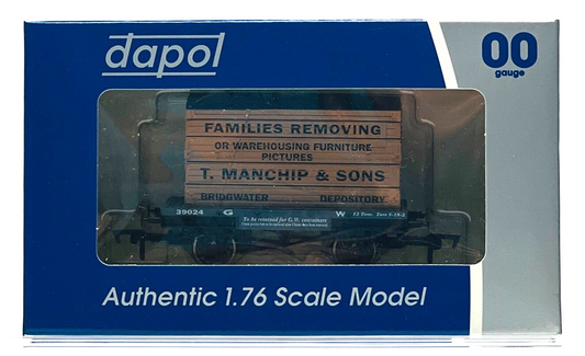 DAPOL 00 GAUGE - THOS MANCHIP & SONS BRIDGWATER CONFLAT (BURNHAM LIMITED ED)