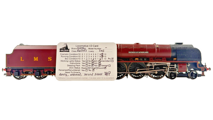 HORNBY OO GAUGE - LMS 4-6-2 DUCHESS OF SUTHERLAND 6233 DCC SOUND UNBOXED