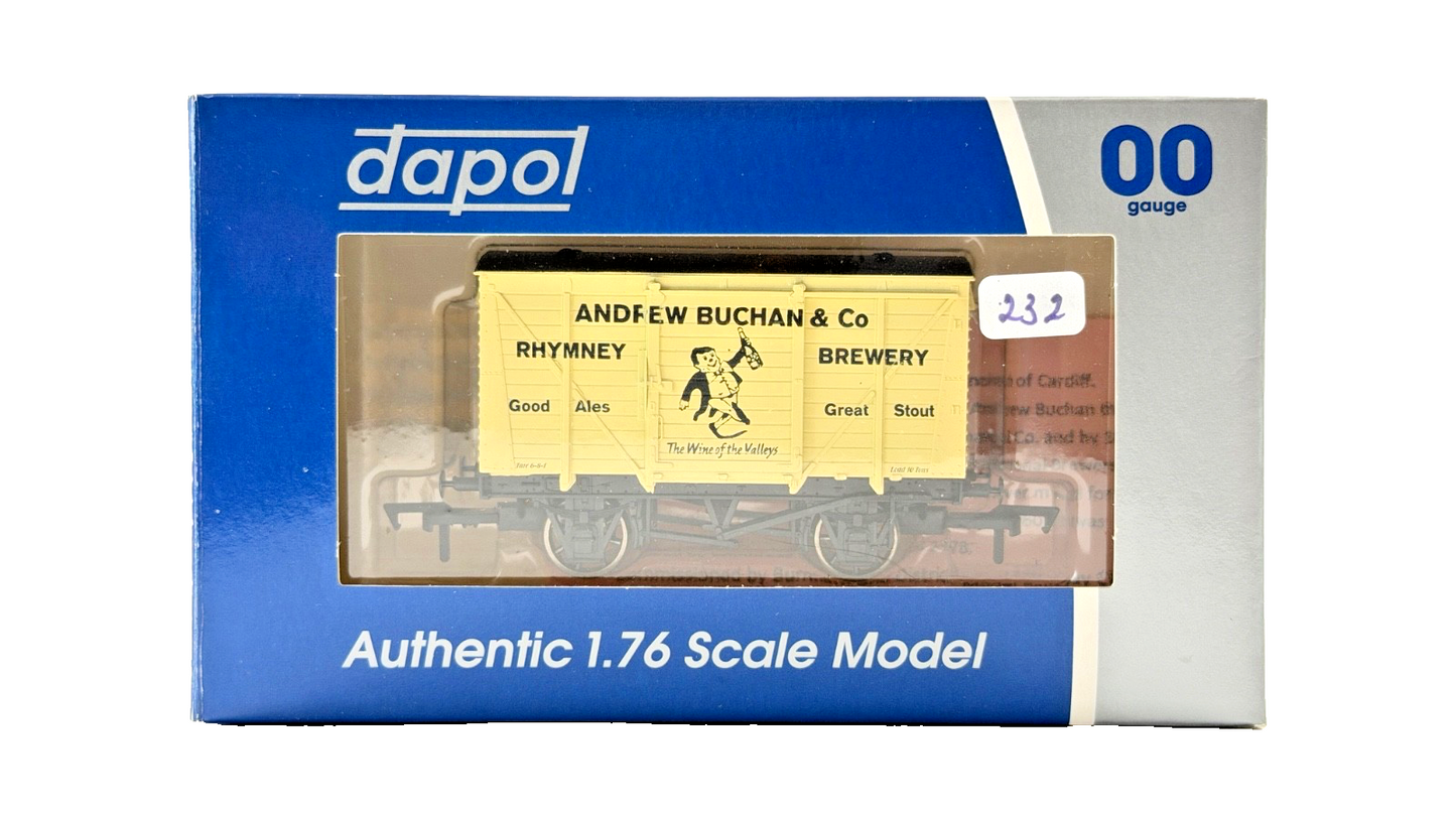 DAPOL 00 GAUGE - ANDREW BUCHAN RHYMNEY BREWERY GOOD ALES STOUT (LIMITED EDITION)