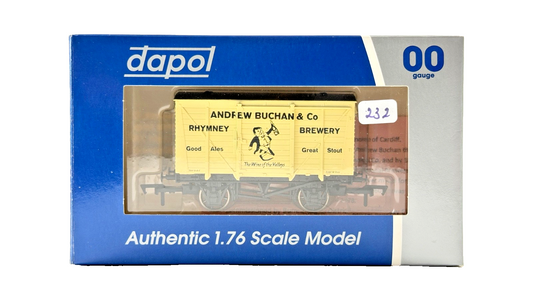 DAPOL 00 GAUGE - ANDREW BUCHAN RHYMNEY BREWERY GOOD ALES STOUT (LIMITED EDITION)