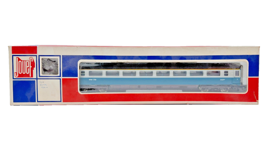 JOUEF 00 GAUGE - 5751 - BR BLUE GREY MK3 PASSENGER COACH - BOXED IMPERFECT