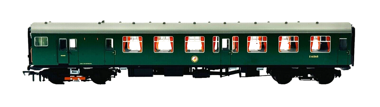 BACHMANN 00 GAUGE - 31-425A - 4CEP EMU 7141 LATE SR MULTIPLE UNIT GREEN - DCC