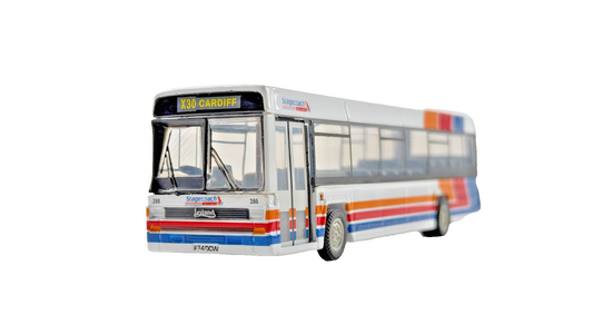 CORGI 1/76 SCALE - LEYLAND LYNX STAGECOACH RED & WHITE X30 CARDIFF UNBOXED
