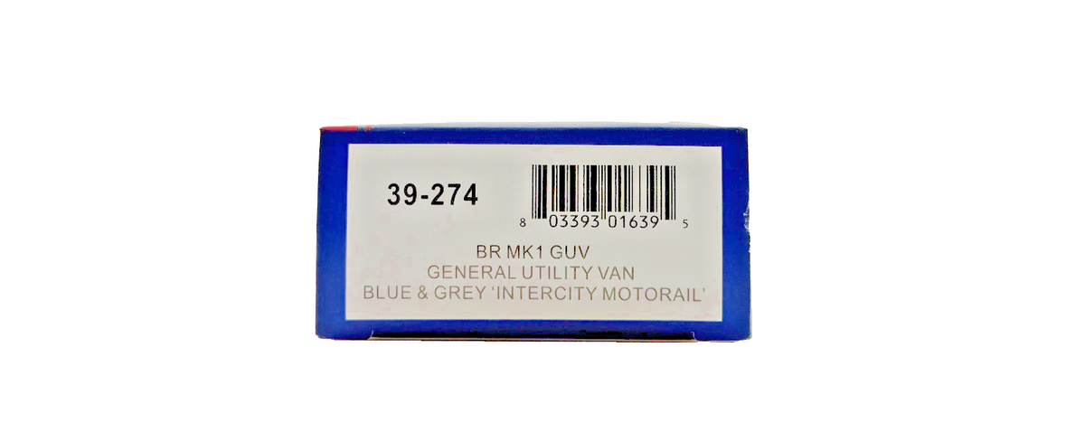 BACHMANN OO GAUGE - 39-274 - BR MK1 GUV GENERAL UTILITY VAN INTERCITY MOTORAIL