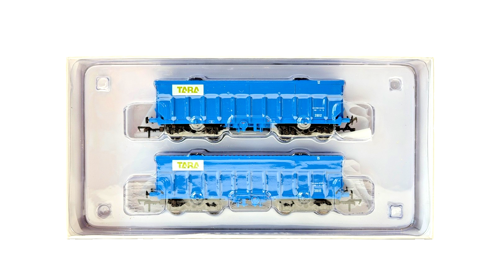 IRISH RAILWAY MODELS 00 GAUGE - IRM1028-BL-D - TARA MINES BLUE BOGIE ORE WAGONS