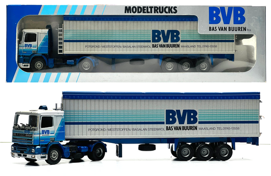 EARLY TEKNO 1/50 - DAF 95 'BVB' BAS VAN BUUREN TRUCK & TRAILER HOLLAND - BOXED