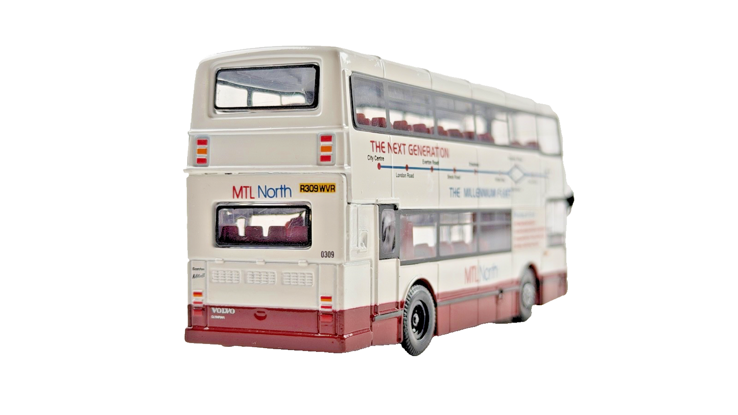 CORGI 1/76 SCALE - NORTHERN COUNTIES PALATINE MTL NORTH CROXTETH BUS UNBOXED