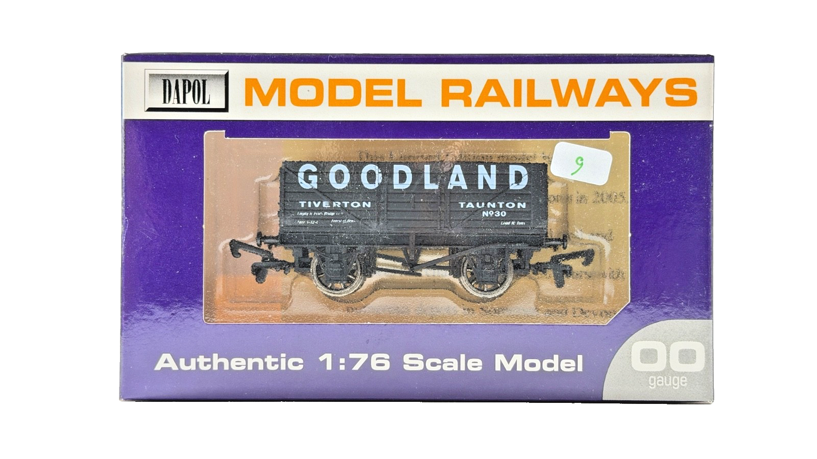 DAPOL 00 GAUGE - GOODLAND COLLIERY TIVERTON TAUNTON WAGON 30 (LIMITED EDITION)