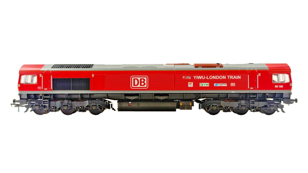 BACHMANN OO GAUGE - 32-738Z - CLASS 66 DB CARGO 66136 YIWU LONDON TRAIN FOR TMC