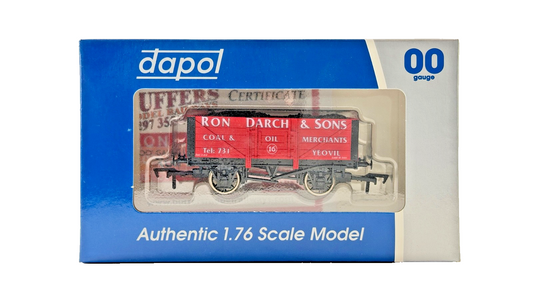DAPOL 00 GAUGE - RON DARCH & SONS COAL OIL MERCHANTS YEOVIL 16 (LIMITED EDITION)