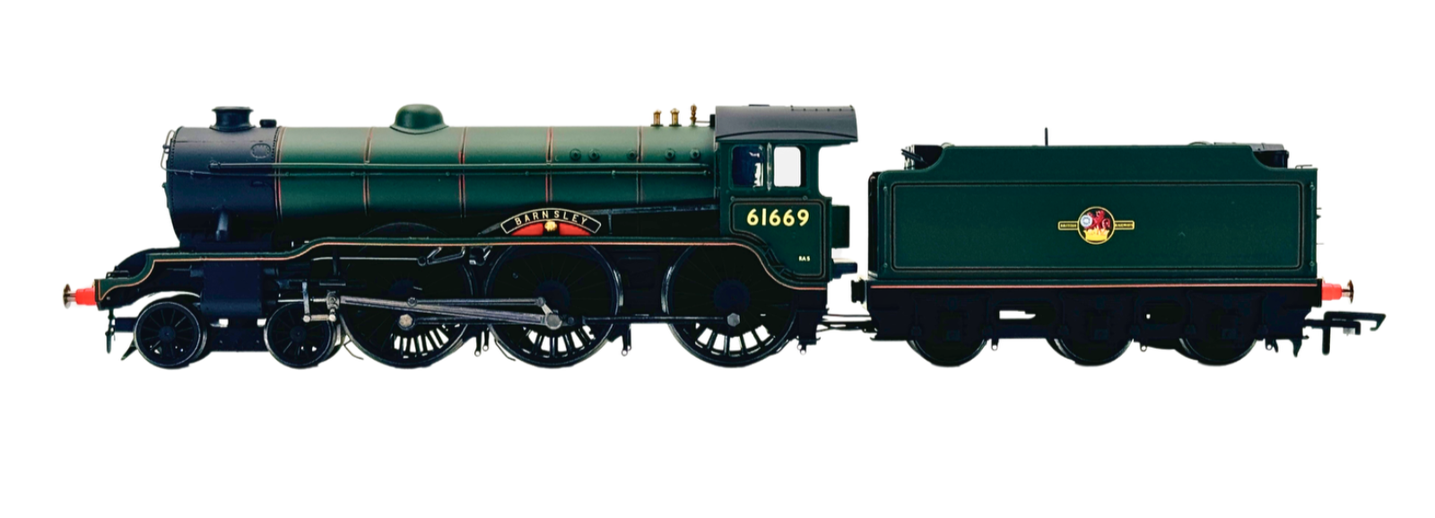 HORNBY 00 GAUGE - R3003X - BR GREEN 4-6-0 CLASS B17/6 BARNSLEY 61669 DCC FITTED