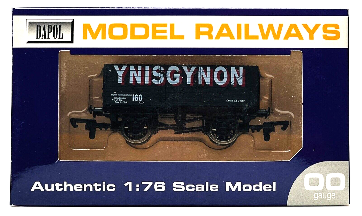 DAPOL 00 GAUGE - 'YNISGYNON' SOUTH WALES PLANK WAGON 160 (DAVID DACEY LTD ED)