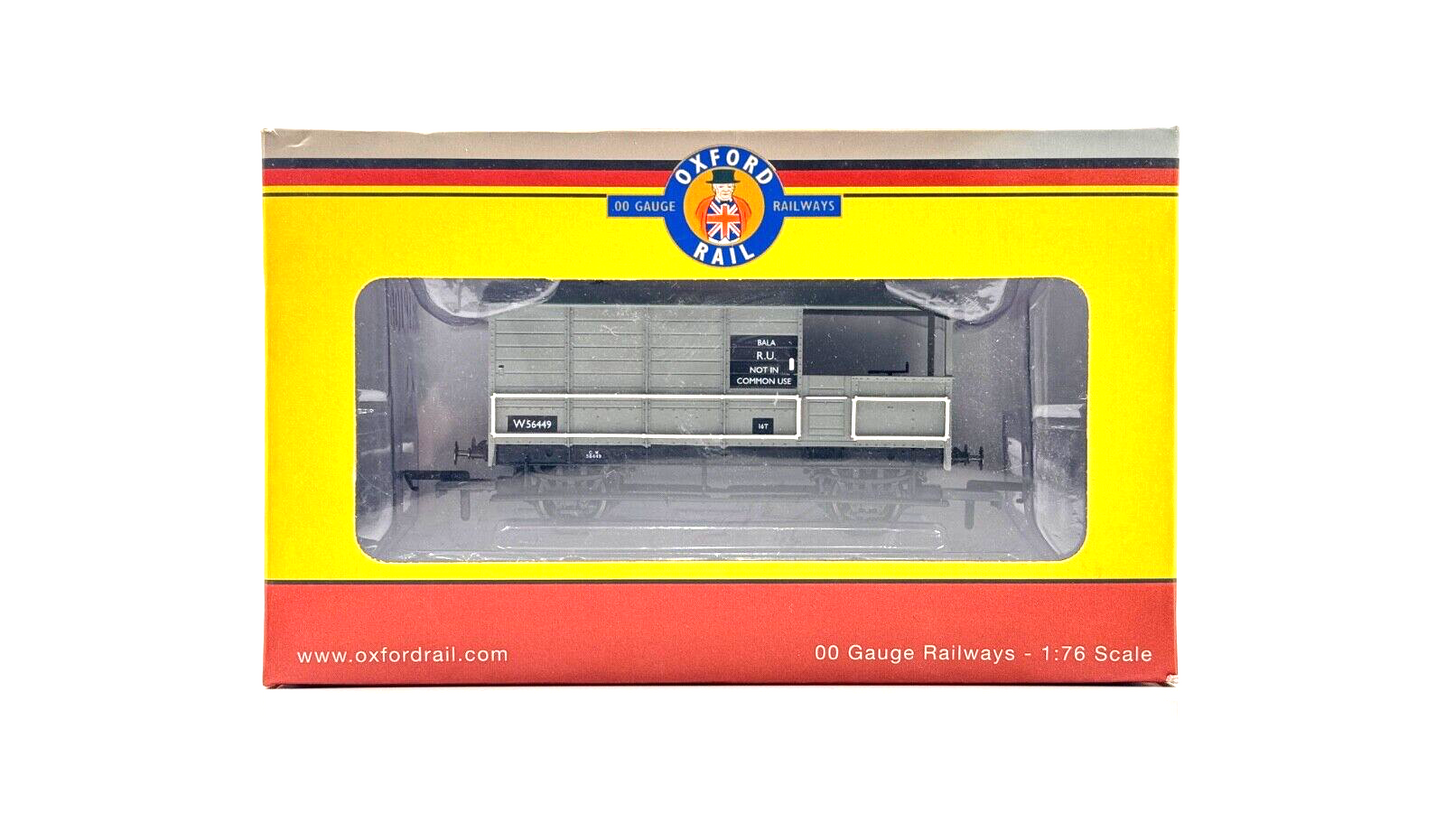 OXFORD RAIL 00 GAUGE - OR76TOB004 - BR TOAD 4 WHEEL BRAKE VAN BALA 56449 BOXED