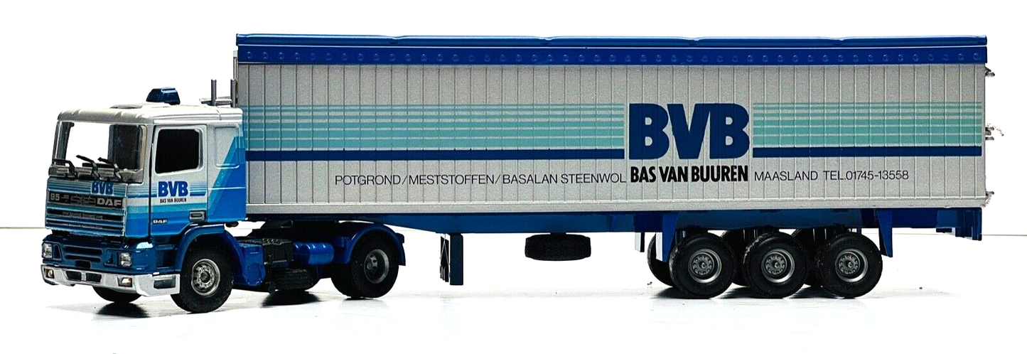 EARLY TEKNO 1/50 - DAF 95 'BVB' BAS VAN BUUREN TRUCK & TRAILER HOLLAND - BOXED