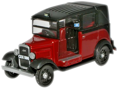 OXFORD DIECAST 1/76 SCALE - 76AT004 - BURGUNDY AUSTIN LOW LOADER - NEW