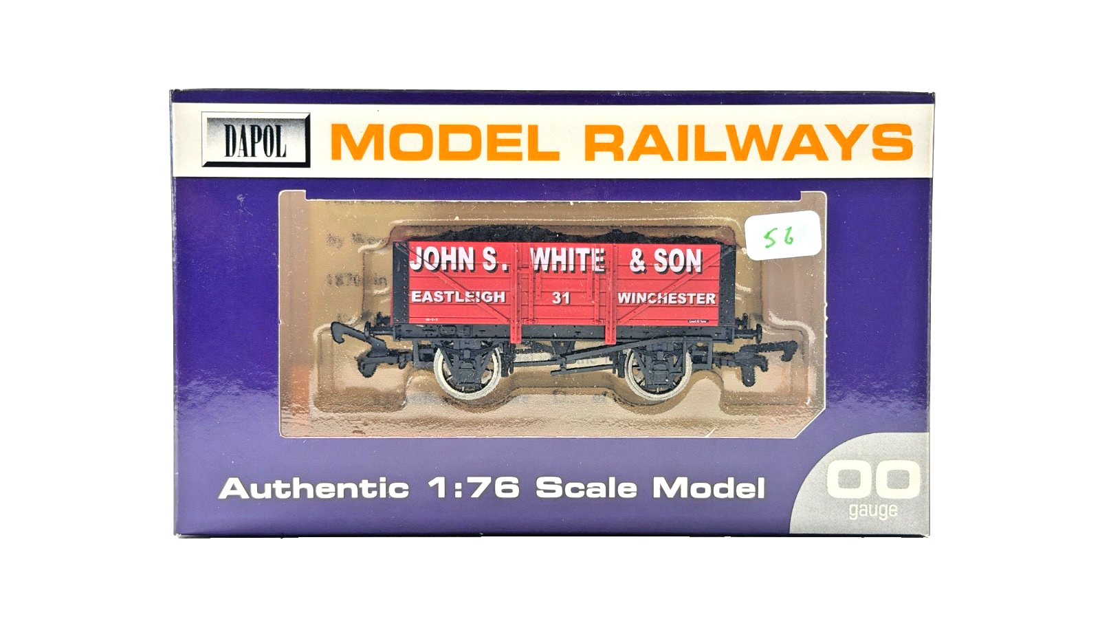 DAPOL 00 GAUGE - JOHN S WHITE EASTLEIGH WINCHESTER WAGON NO.31 (LIMITED EDITION)