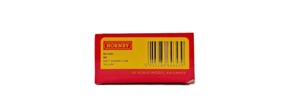 HORNBY OO GAUGE - R4188D - BR CRIMSON CREAM 68FT DINING CAR COACH M236M BOXED