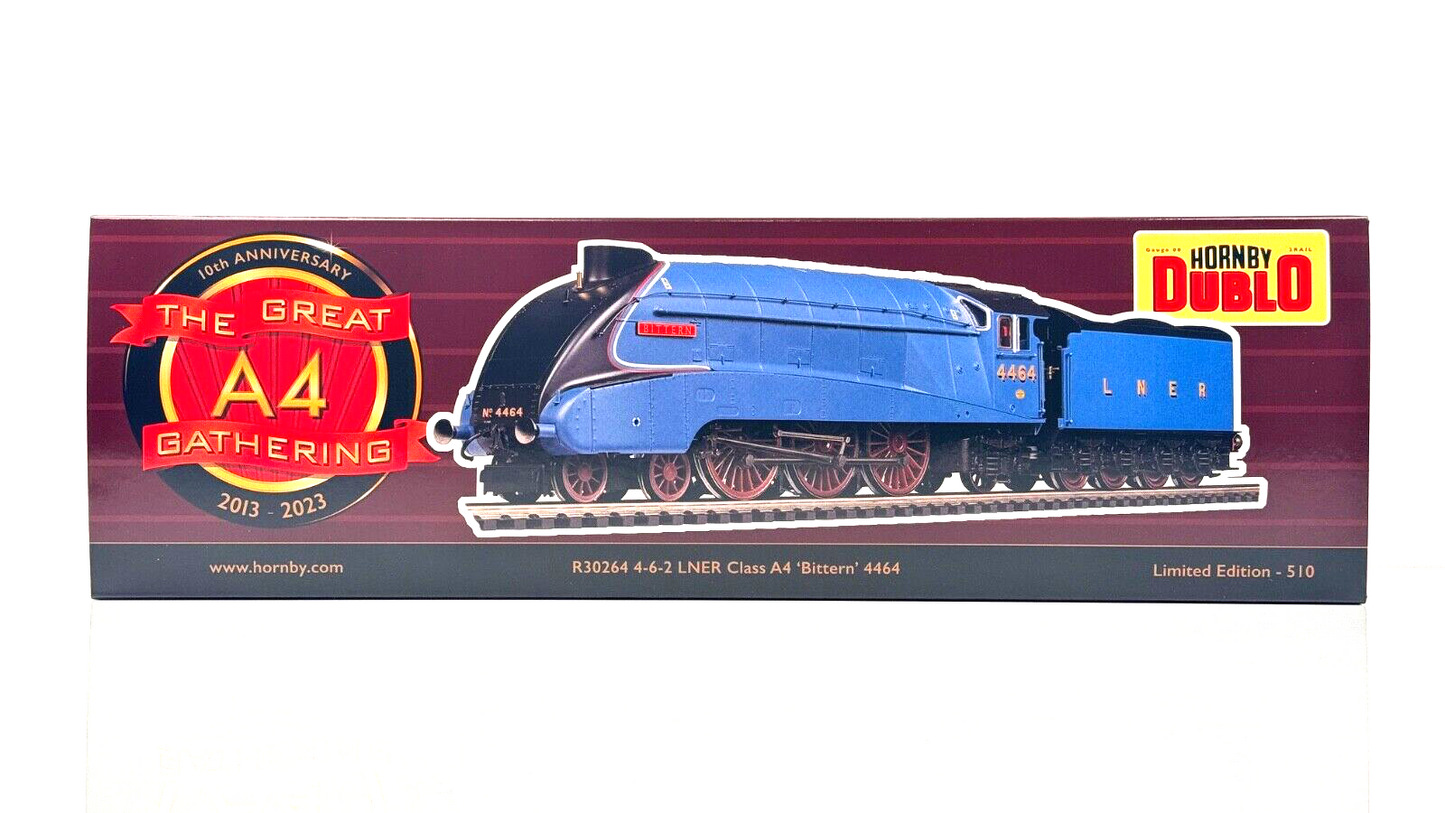 HORNBY 00 GAUGE - R30264 - LNER CLASS A4 'BITTERN' GREAT GATHERING - BRAND NEW