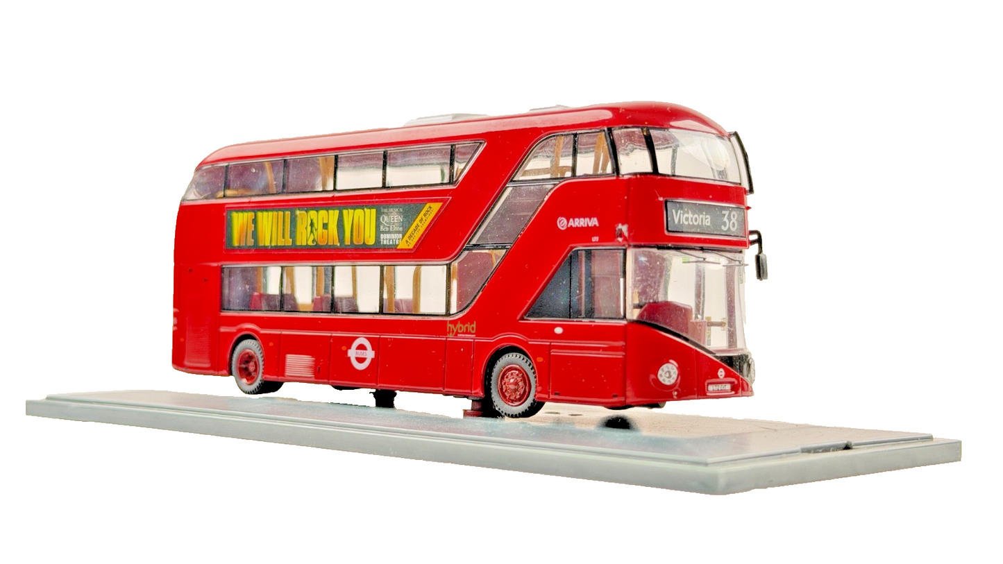 CORGI OOC 1/76 SCALE - OM46606 - NEW BUS FOR LONDON WE WILL ROCK YOU BOXED