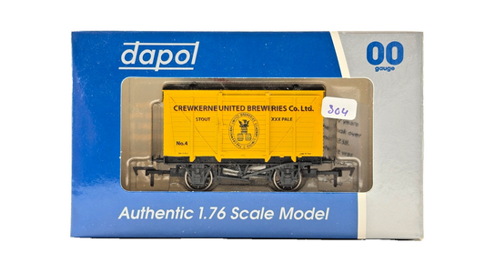 DAPOL 00 GAUGE - CREWKERNE UNITED BREWERIES STOUT VENT VAN 4 (LIMITED EDITION)