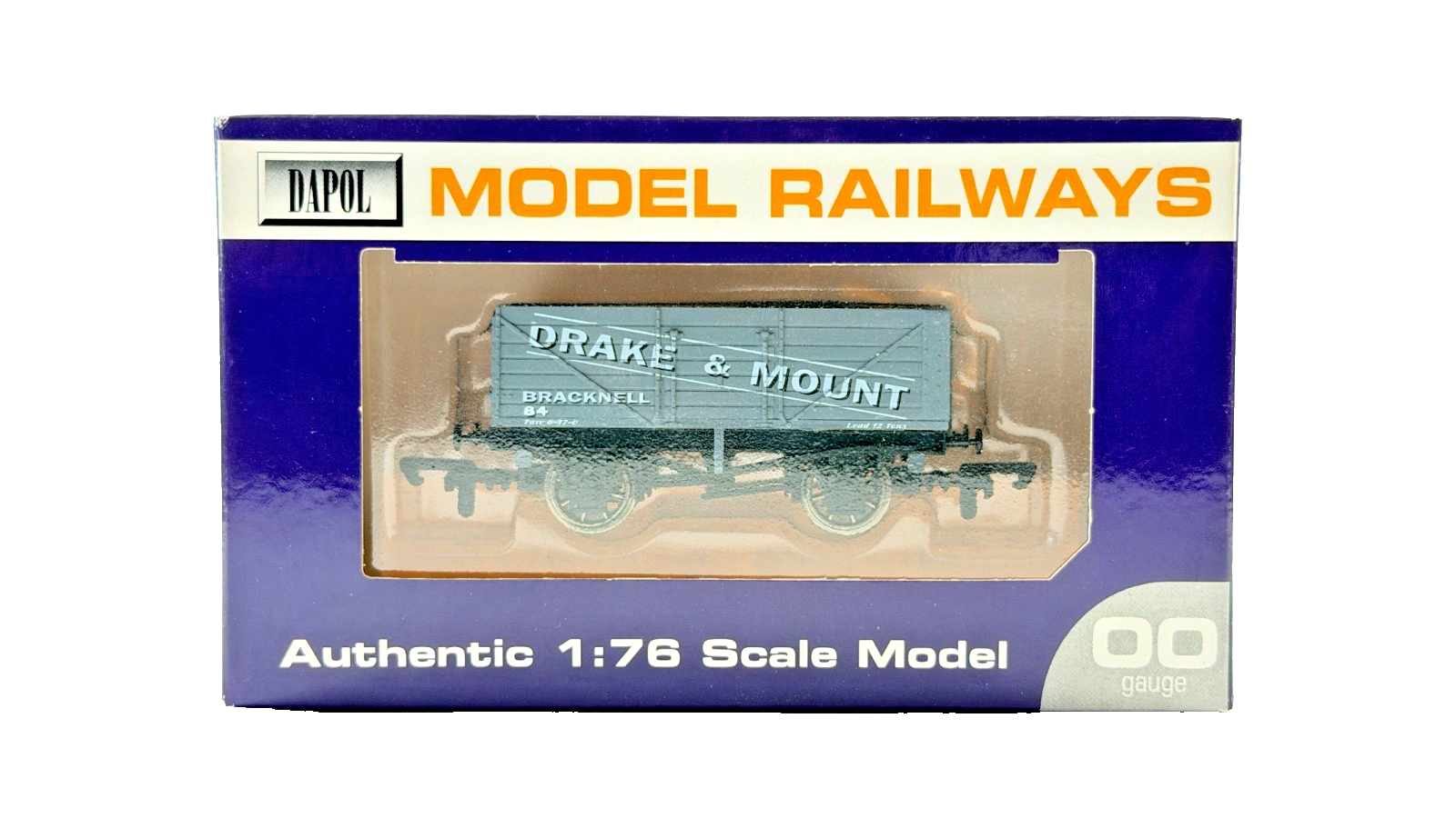 DAPOL 00 GAUGE - DRAKE & MOUNT OF BRACKNELL PLANK WAGON NO.84 (LIMITED EDITION)