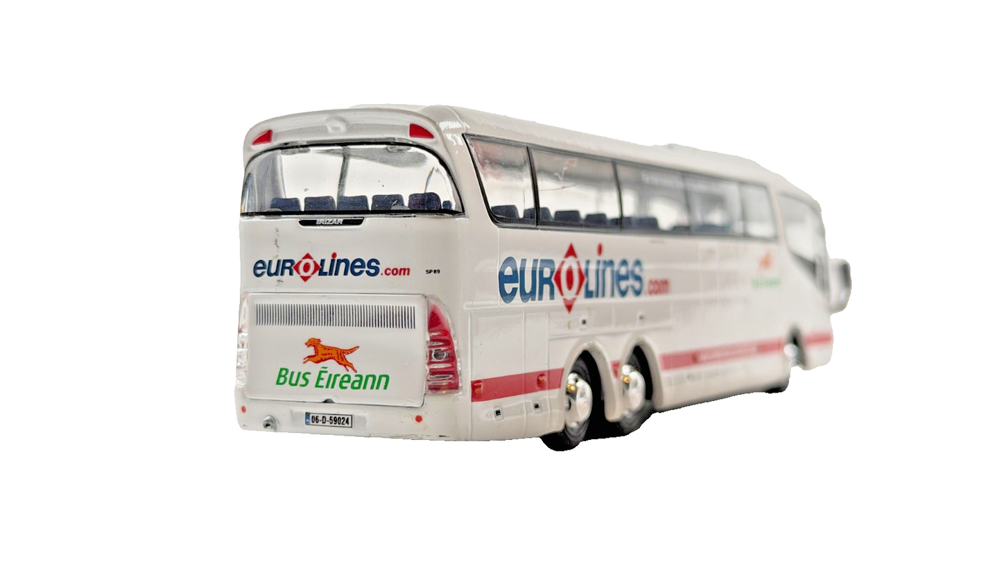 OXFORD DIECAST 1/76 SCALE - SCANIA IRIZAR BUS EIREANN EUROLINES COACH UNBOXED #2