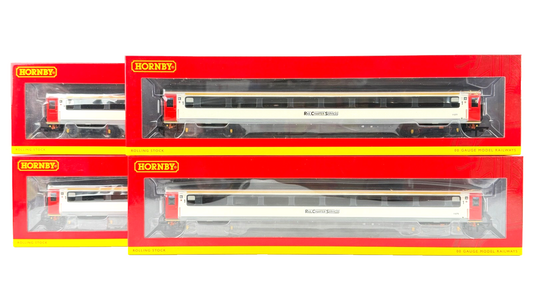 HORNBY OO GAUGE - R40182/A/B/C - RAIL CHARTER RCS MK3 1ST CLASS OPEN COACHES X 4