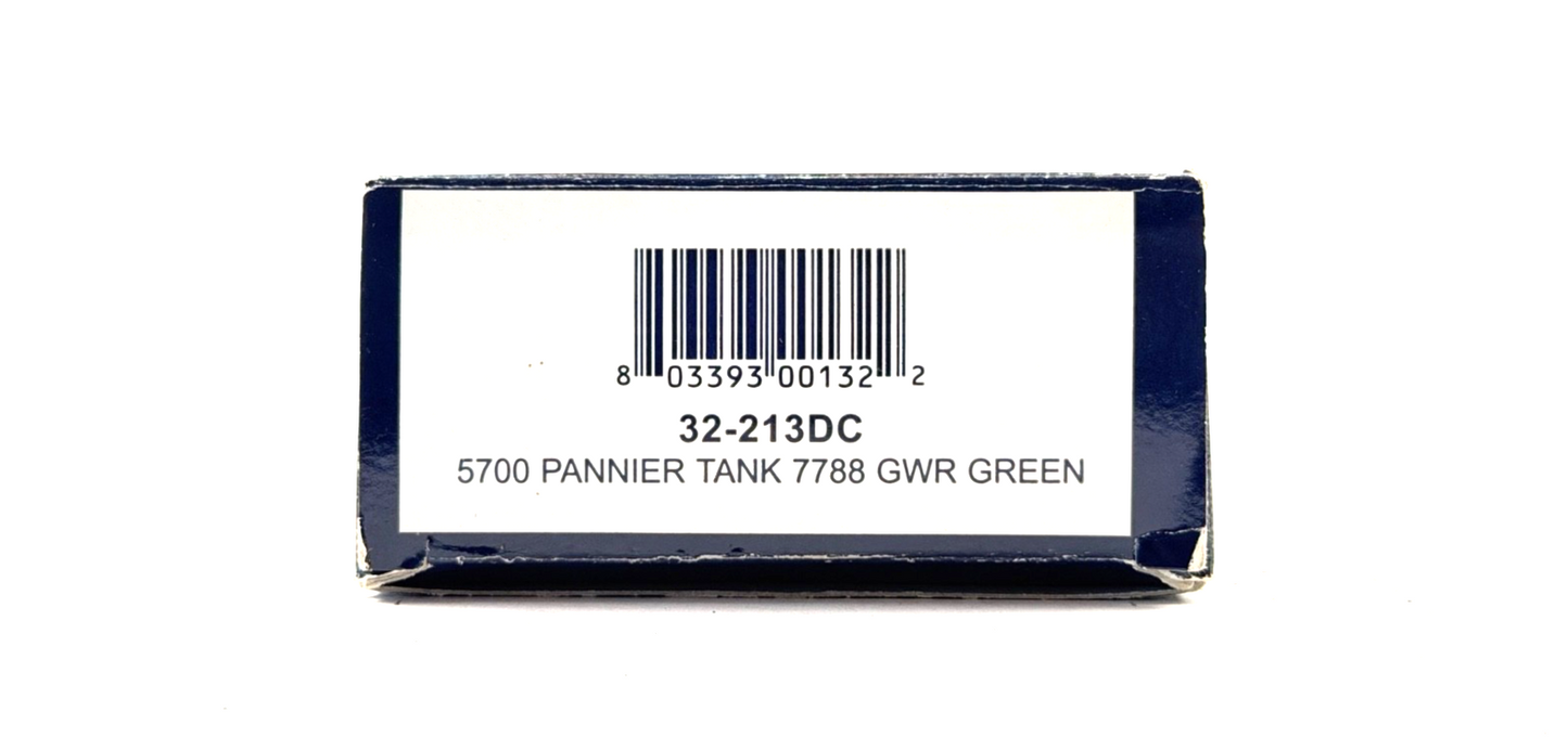 BACHMANN 00 GAUGE - 32-213DC - 5700 PANNIER TANK 7788 GWR GREEN DCC FITTED
