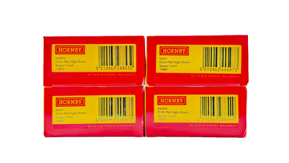 HORNBY OO GAUGE - R4597/A/B - FGW DYNAMIC LINES MK3 NIGHT RIVIERA COACHES X 4