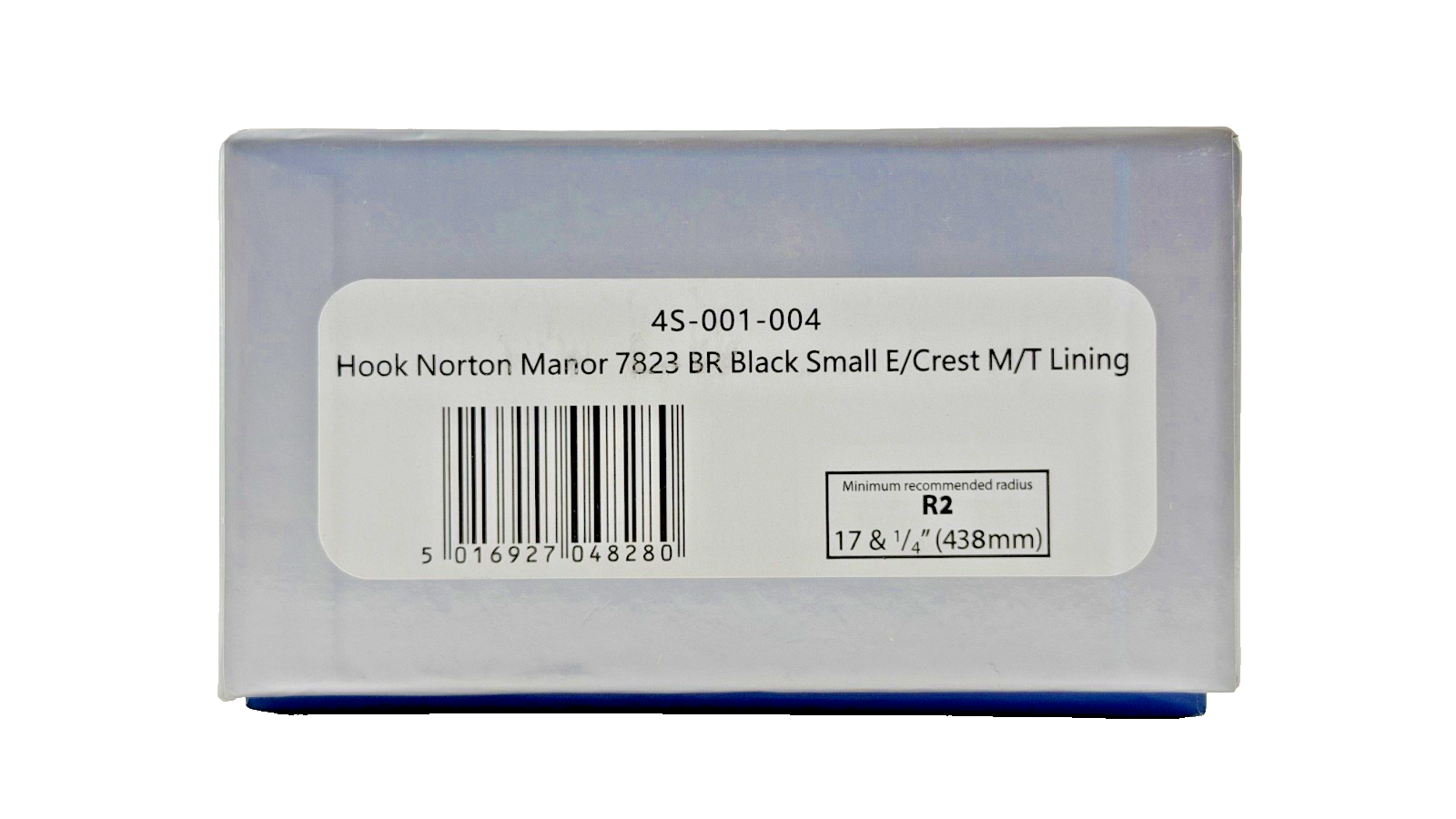 DAPOL OO GAUGE - 4S-001-004 - HOOK NORTON MANOR 7823 BR BLACK SMALL E/CREST