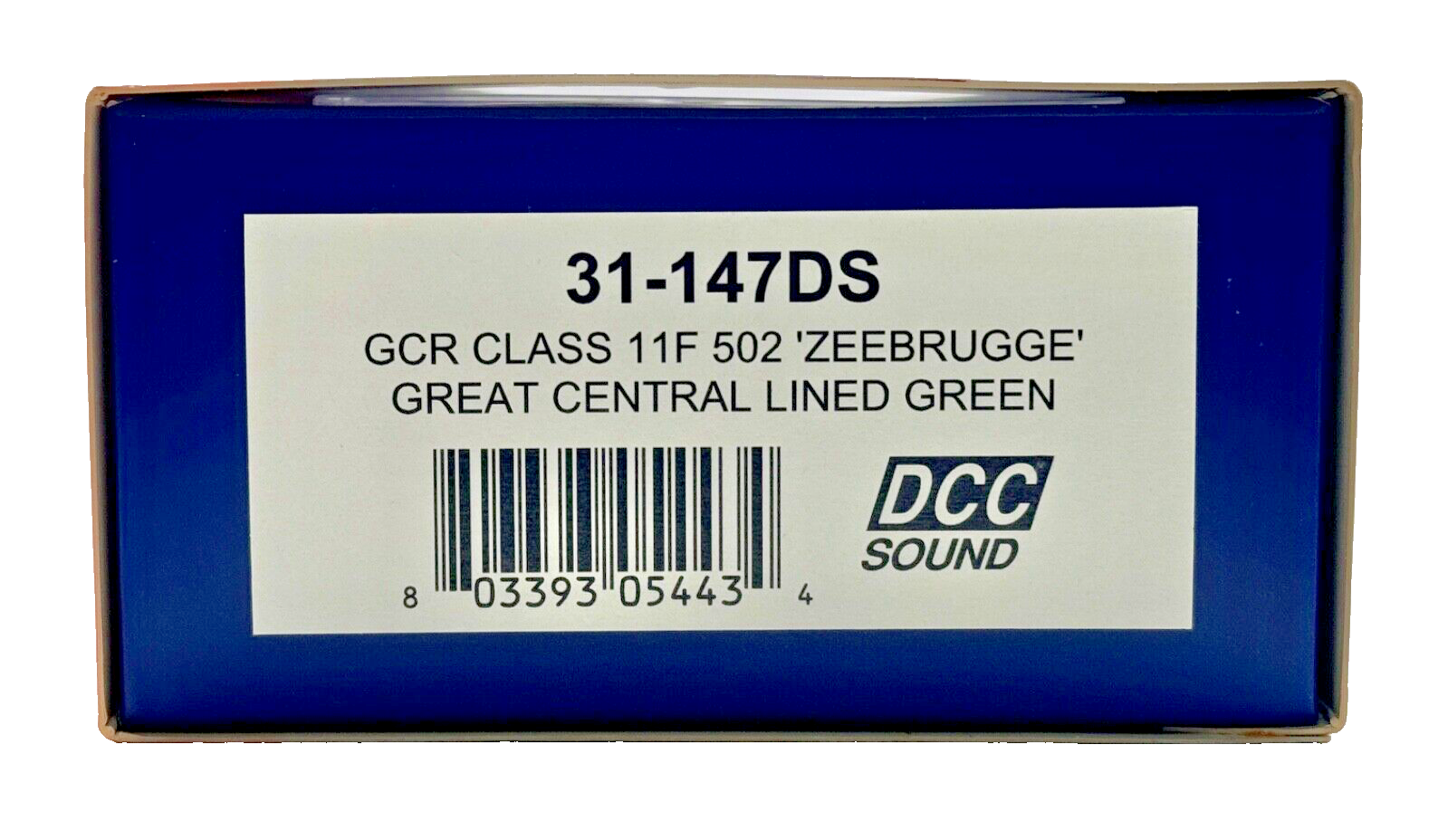 BACHMANN 00 GAUGE - 31-147DS - GREAT CENTRAL CLASS 11F 502 'ZEEBRUGGE' DCC SOUND