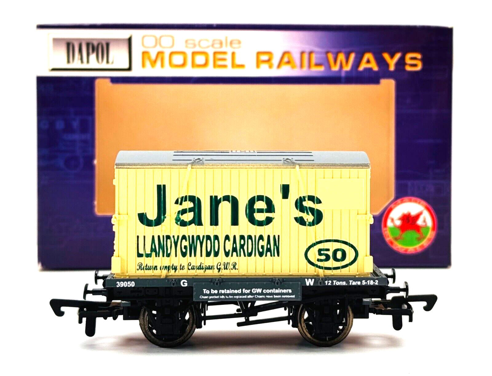 DAPOL 00 GAUGE - JANE'S 50TH LLANDYGWDD CARDIGAN CONFLAT NO.50 (LIMITED EDITION)