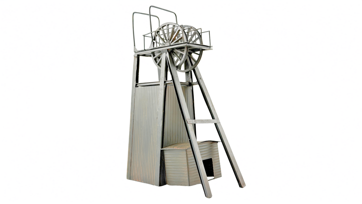BACHMANN OO GAUGE SCENECRAFT - 44-025 - HAMPTON HEATH COLLIERY PIT HEAD LIFT