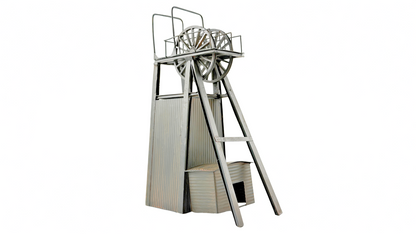 BACHMANN OO GAUGE SCENECRAFT - 44-025 - HAMPTON HEATH COLLIERY PIT HEAD LIFT
