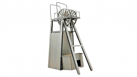 BACHMANN OO GAUGE SCENECRAFT - 44-025 - HAMPTON HEATH COLLIERY PIT HEAD LIFT