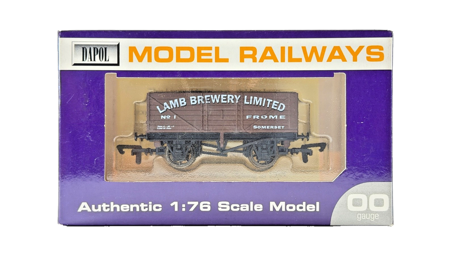 DAPOL 00 GAUGE - LAMB BREWERY FROME SOMERSET PLANK WAGON NO.1 (LIMITED EDITION)