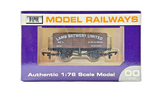 DAPOL 00 GAUGE - LAMB BREWERY FROME SOMERSET PLANK WAGON NO.1 (LIMITED EDITION)