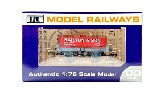 DAPOL 00 GAUGE - RAILTON & SON ALEXANDER DOCK NEWPORT TANK 3 (LIMITED EDITION)