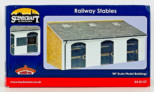 BACHMANN 00 GAUGE SCENECRAFT 44-0147 - RAILWAY STABLES BLOCK - NEW BOXED