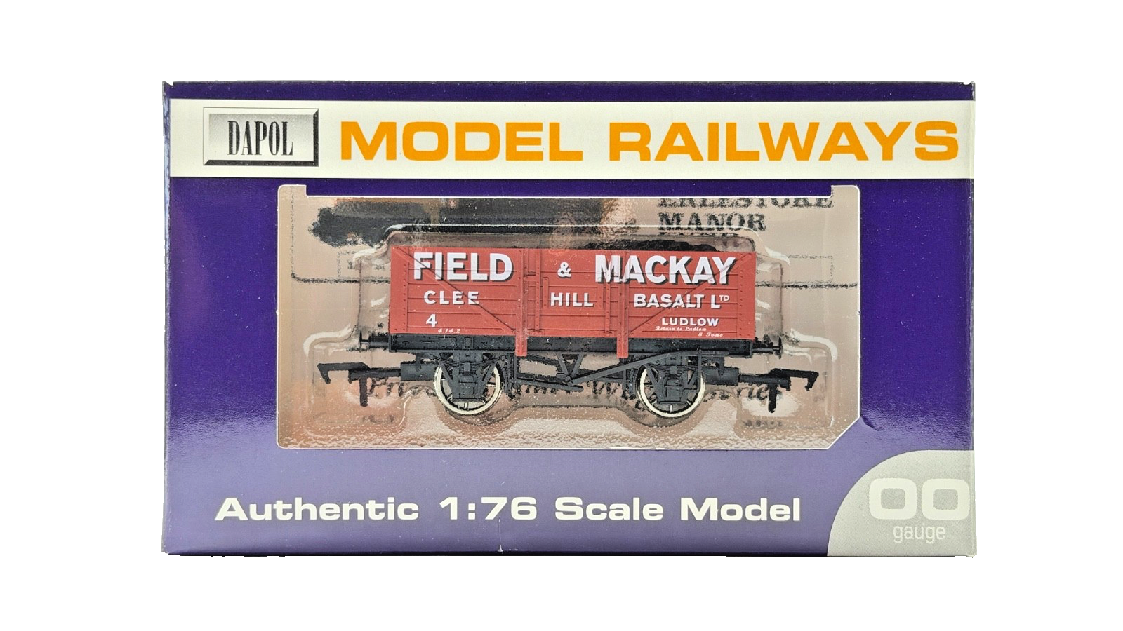 DAPOL 00 GAUGE - FIELD & MACKAY CLEE HILL BASALT LUDLOW NO.4 (LIMITED EDITION)