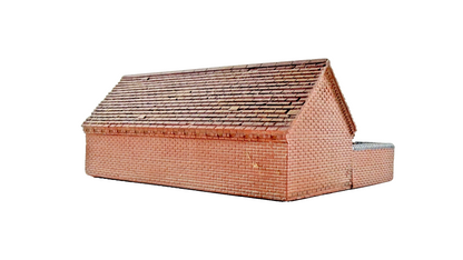 BACHMANN OO GAUGE SCENECRAFT - 44-105 - RED BRICK PIGSTY & PIGS - BOXED
