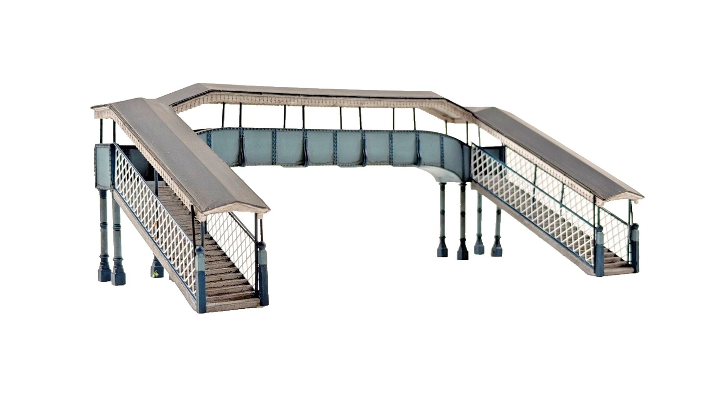 BACHMANN SCENECRAFT 00 GAUGE - 44-0061 - TWIN TRACK FOOTBRIDGE UNBOXED #2