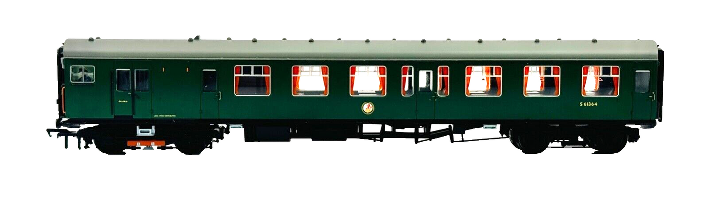 BACHMANN 00 GAUGE - 31-425A - 4CEP EMU 7141 LATE SR MULTIPLE UNIT GREEN - DCC