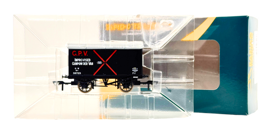 RAPIDO 00 GAUGE - 908012 - IRON MINK GWR GPV BLACK (AS PRESERVED) 58725 - BOXED