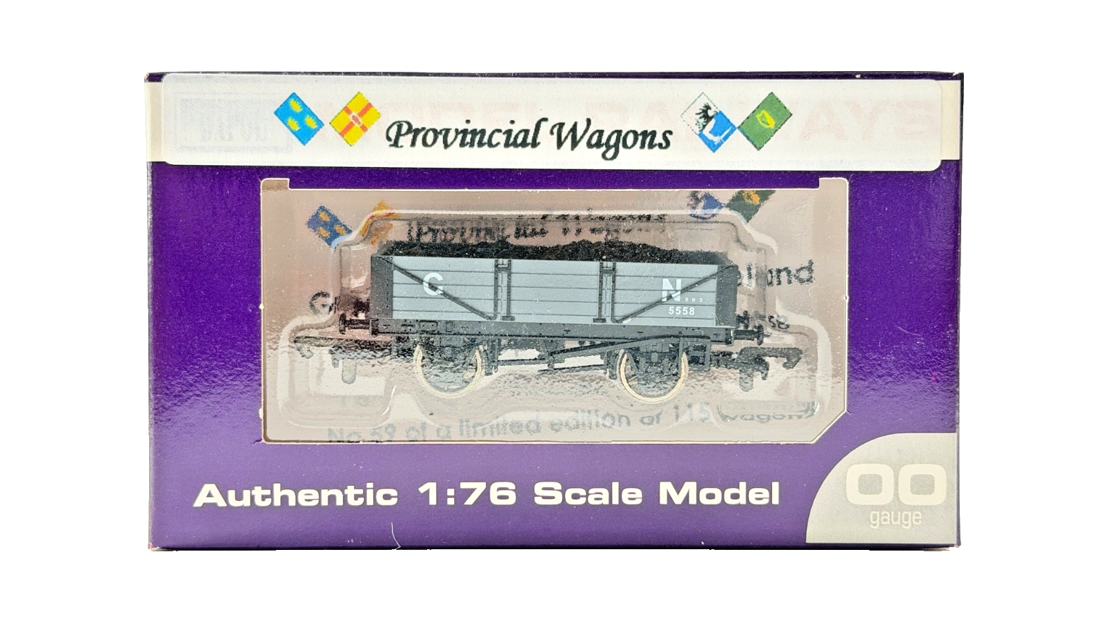 DAPOL 00 GAUGE - GREAT NORTHERN IRISH GN PLANK WAGON 5558 (LIMITED EDITION)
